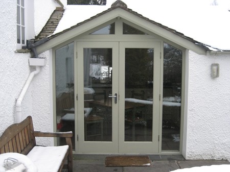 Timber doors and porches in the Lake District